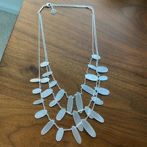 Kendra Scott Nettie Necklace in Bright Silver